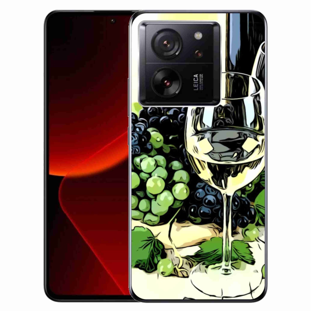 Gél borítás mmCase a Xiaomi 13T/13T Pro számára - borospohár