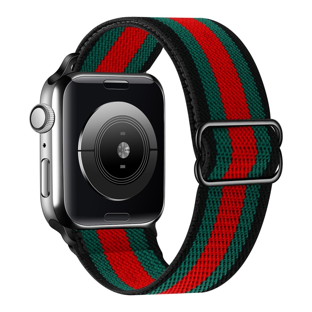 Szalag nejlon szíj az Apple Watch Ultra/Ultra 2 49mm/SE/SE 2022/2023 44mm/9/8/7 45mm/6/5/4 44mm/3/2/1 42 mm-es órához - színes