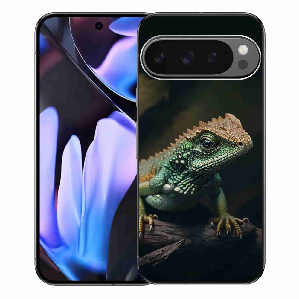 Zselés borítás mmCase a Google Pixel 9 Pro XL-hez - gyík