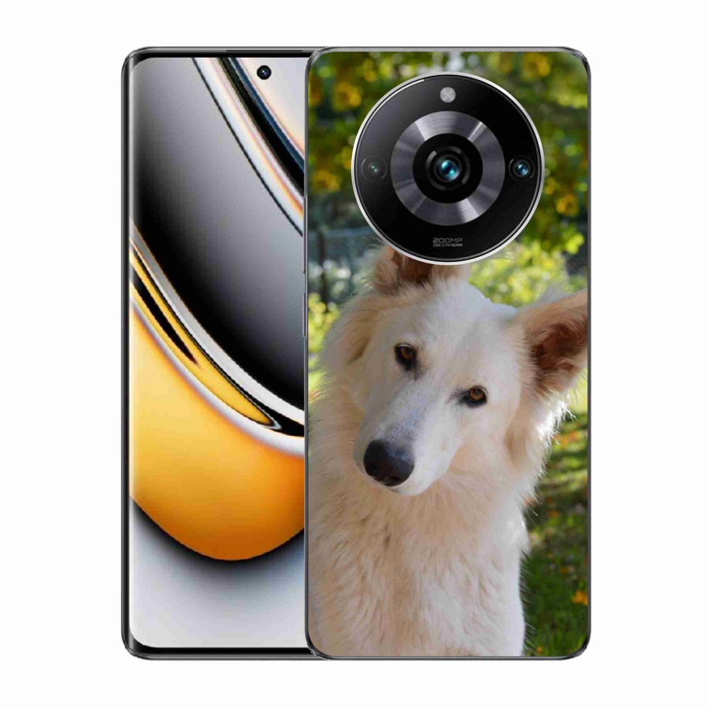 Gél borítás mmCase a Realme 11 Pro/11 Pro+ készülékhez - Fehér svájci juhász 1