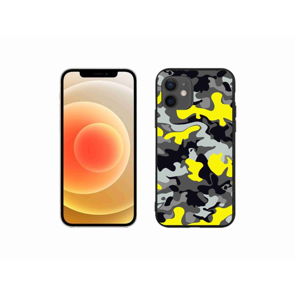 Zselés borítás mmCase iPhone 12 mini készülékhez - terepszínű minta 6