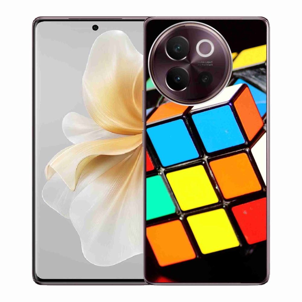 Gél tok mmCase a Vivo V40 Lite 5G számára - Rubik-kocka