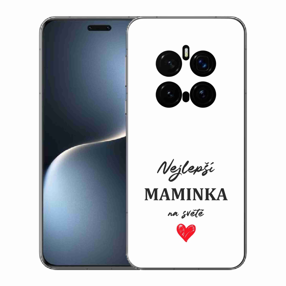 Gél borító mmCase a Honor Magic 7 Pro 5G számára - Best Mom 1 fehér háttér