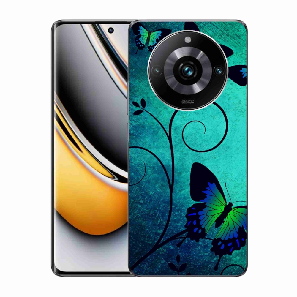 Gél borítás mmCase a Realme 11 Pro/11 Pro+ készülékhez - színes pillangók