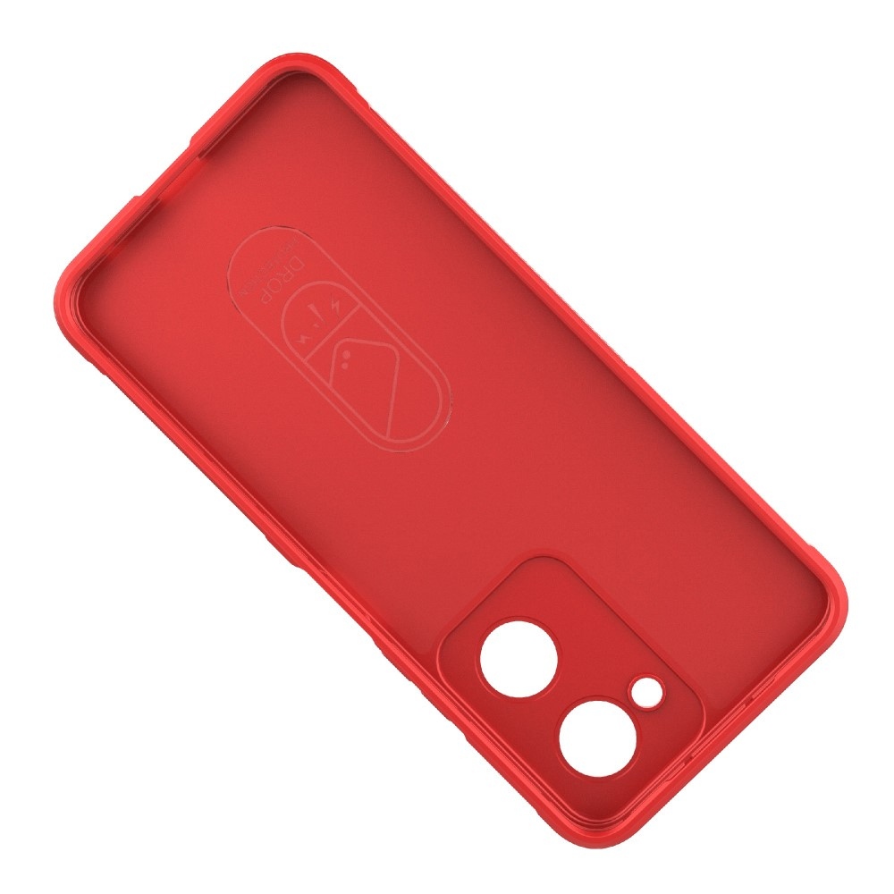 Rugg tartós zselés tok a Vivo Y28s 5G készülékhez - piros