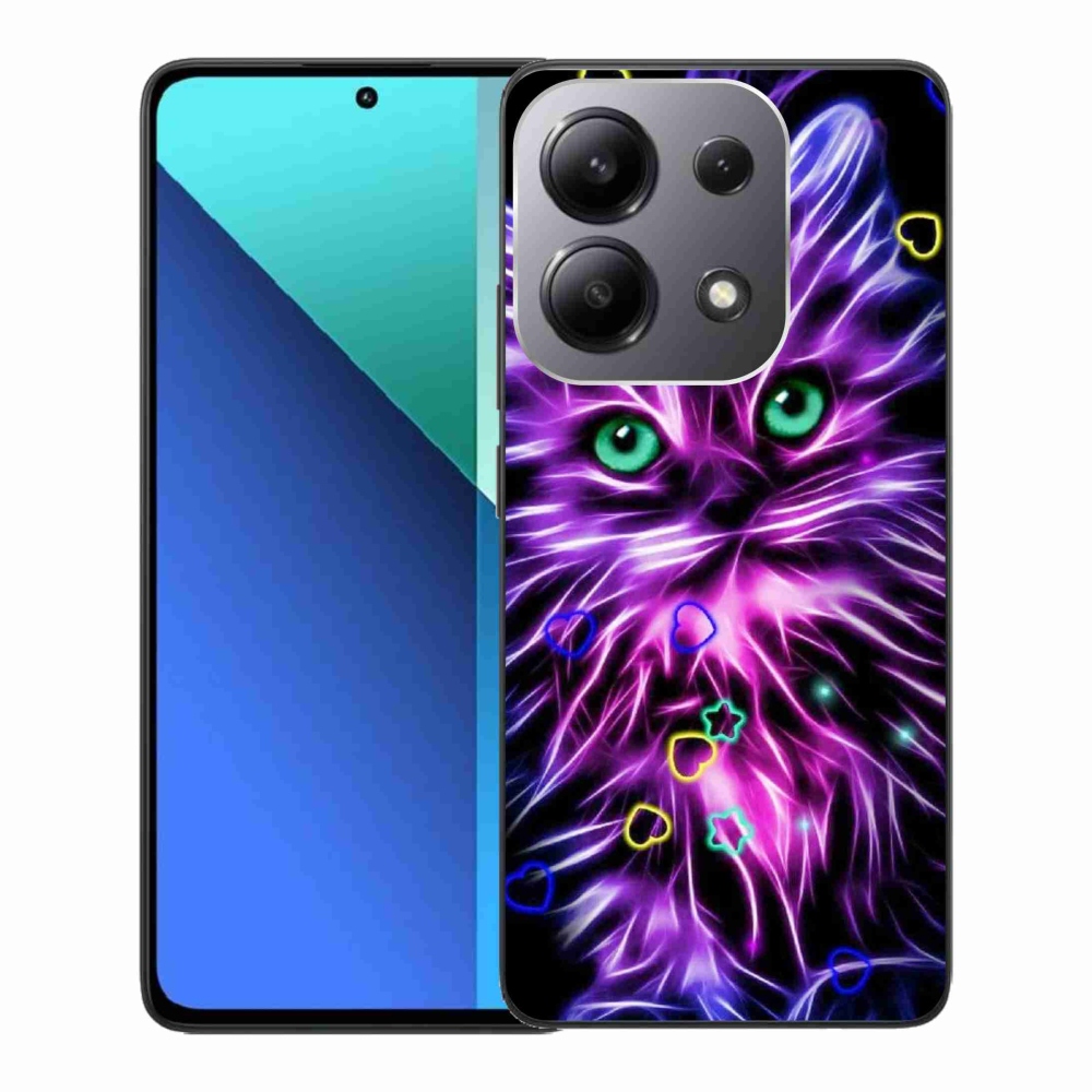 Gél borító mmCase a Xiaomi Redmi Note 13-hoz - absztrakt macska