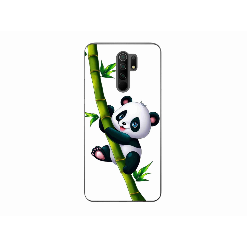 Gél borítás mmCase a Xiaomi Redmi 9-hez - panda a bambuszon