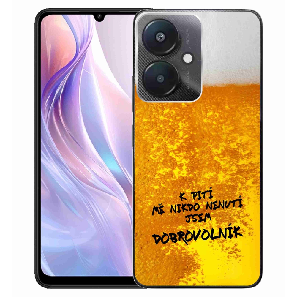 Gél borítás mmCase a Xiaomi Redmi 13C 5G számára - sör motívum 4