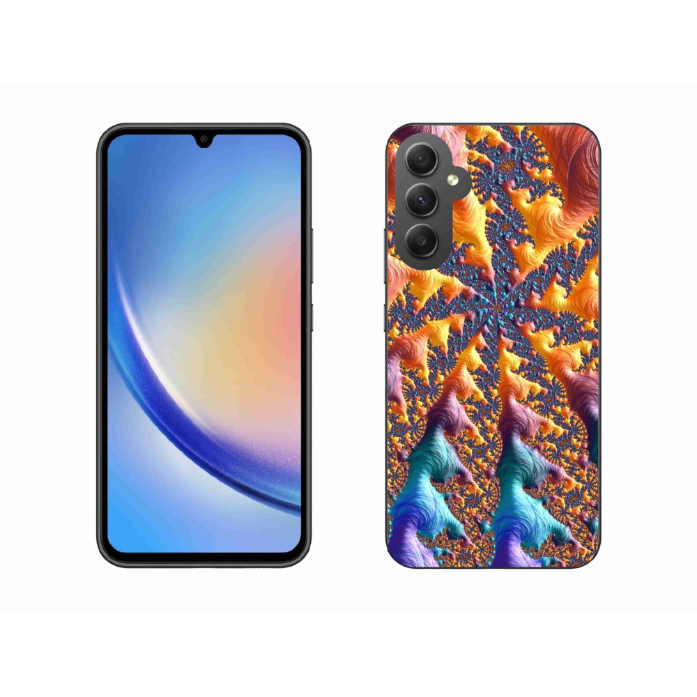 Gél borítás mmCase Samsung Galaxy A34 5G - absztrakt motívum 23