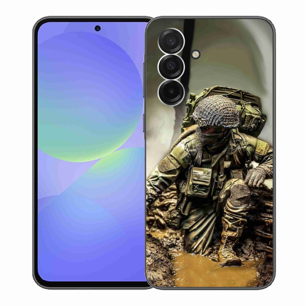 Zselés borítás mmCase Samsung Galaxy A36 5G - katonás