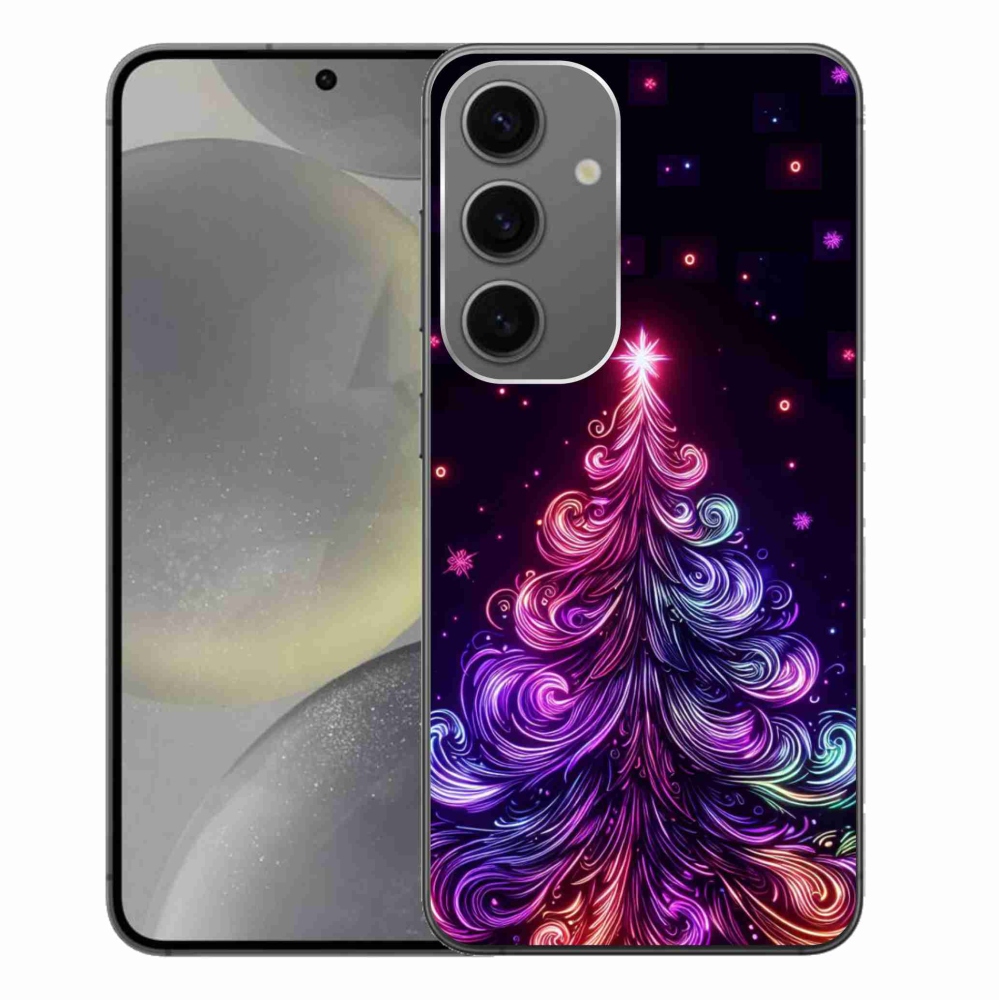 Gél borítás mmCase Samsung Galaxy S24+ - neon karácsonyfa 1