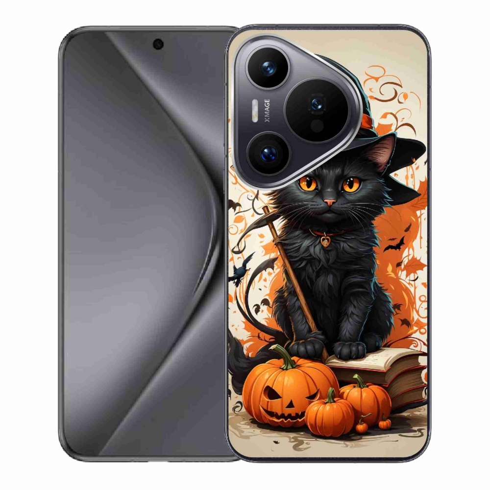 Zselés borítás mmCase a Huawei Pura 70 készülékhez - cat wizard