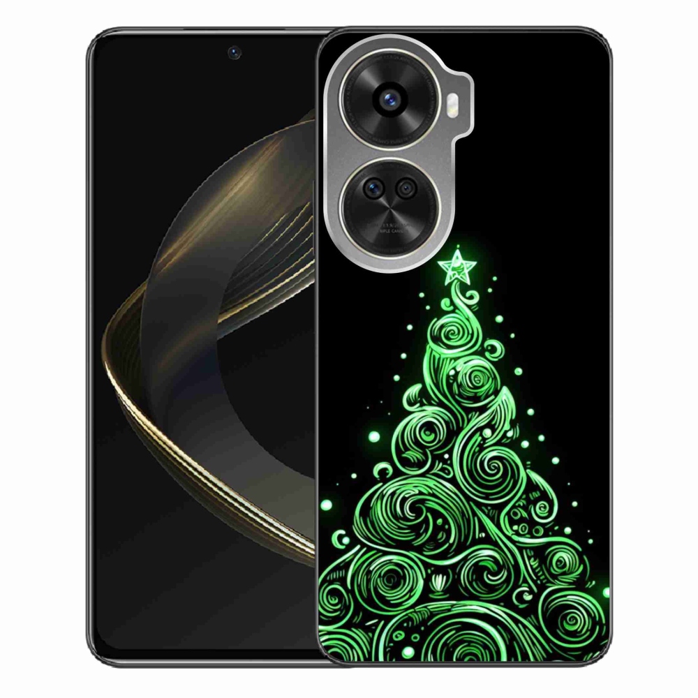 Gél borítás mmCase a Huawei Nova 12 SE-hez - neon karácsonyfa 3