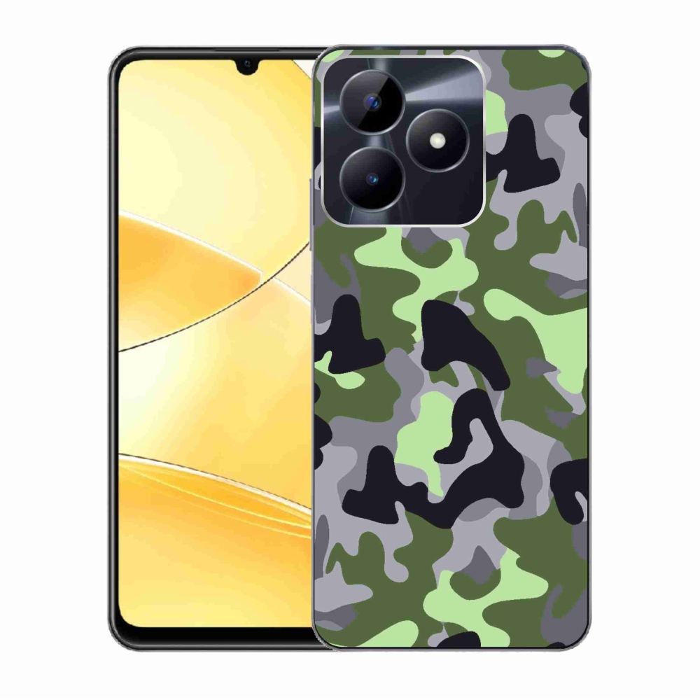 Zselés borítás mmCase a Realme C51/C53 készülékhez - álcázó minta 7