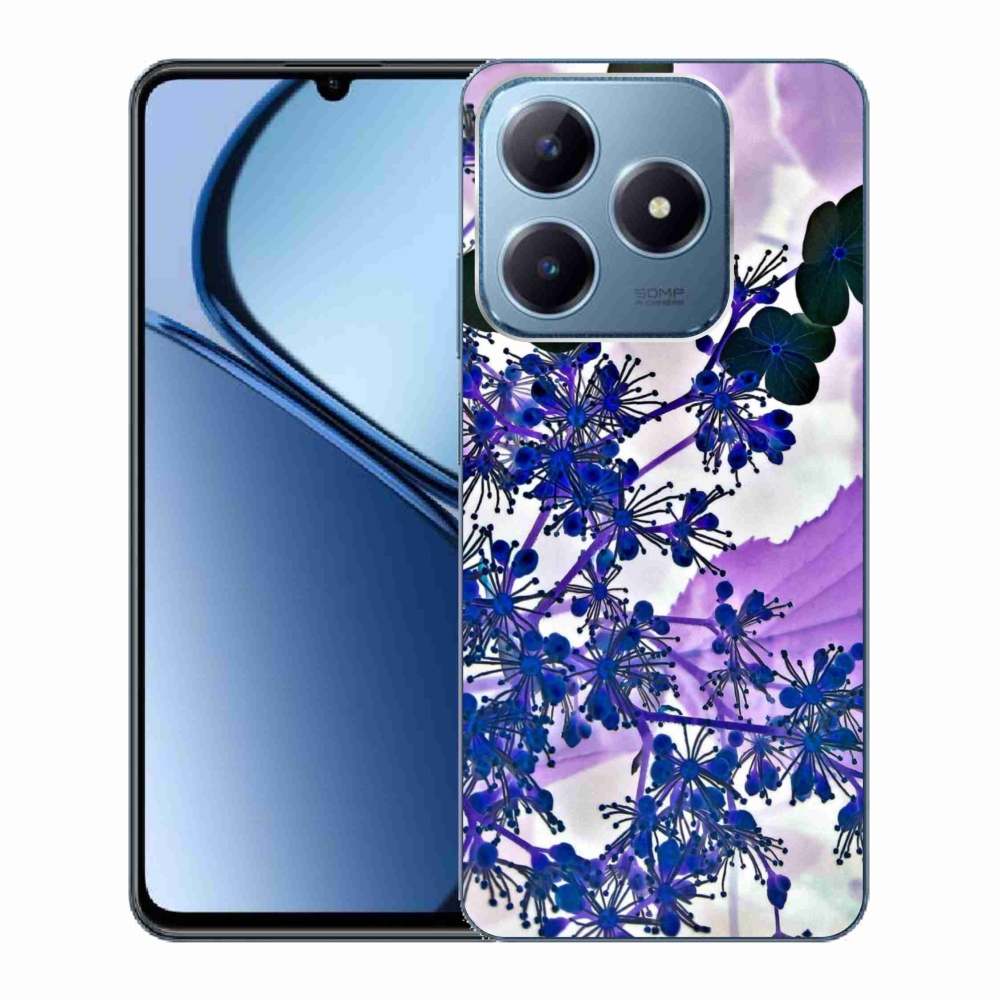 Gél borító mmCase a Realme C63 készülékhez - hortenzia virág