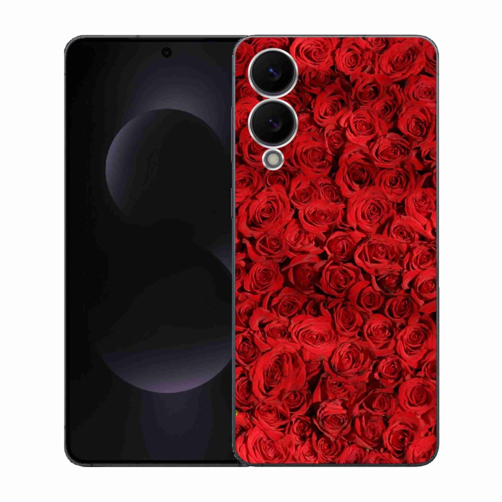 Zselés borítás mmCase Samsung Galaxy S25 Edge készülékhez - rózsaszínű