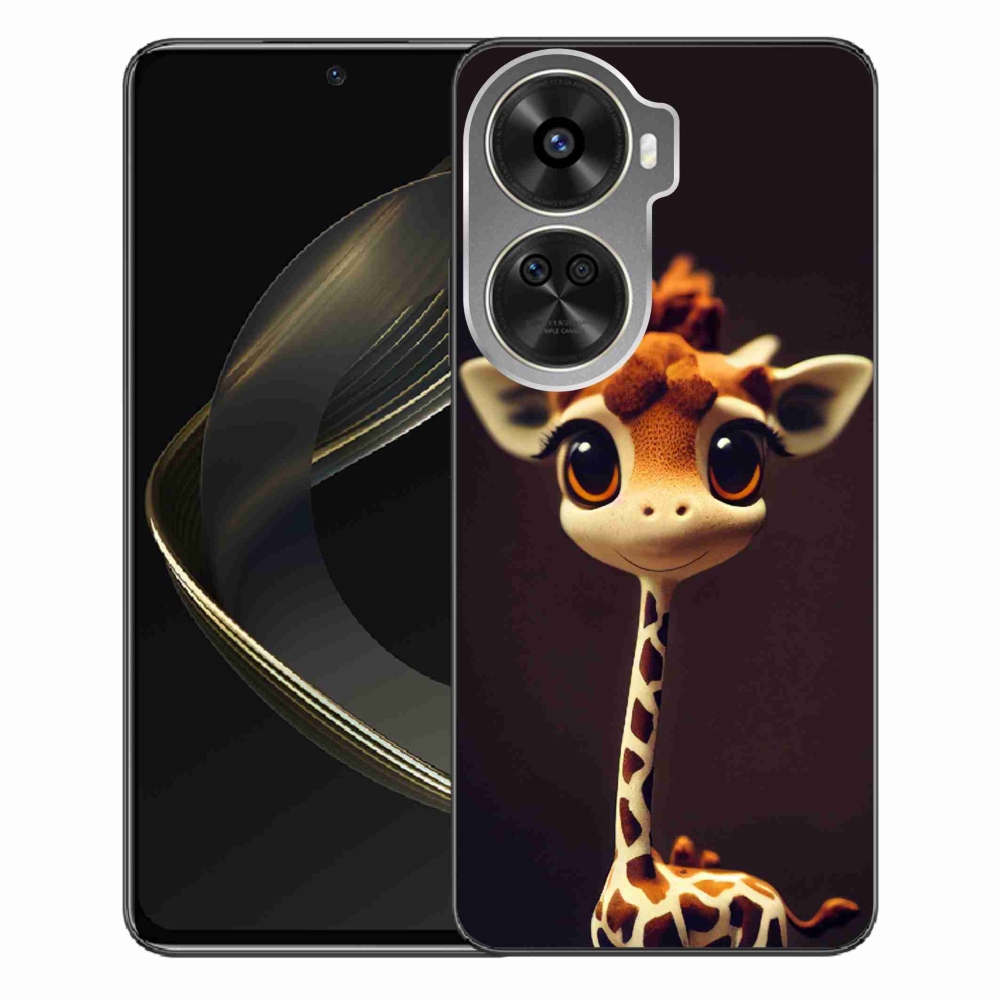 Gél borítás mmCase a Huawei Nova 12 SE számára - kis zsiráf