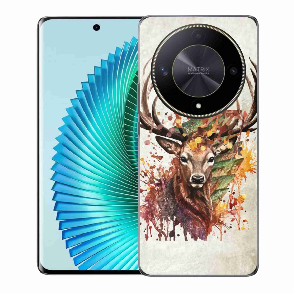 Gél tok mmCase a Honor Magic 6 Lite 5G számára - szarvas 1