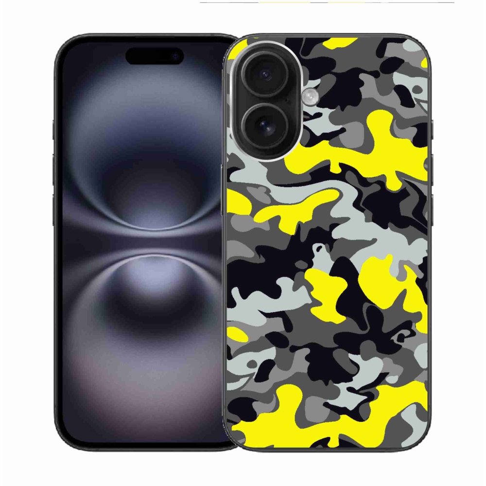 Zselés borítás mmCase iPhone 16 készülékhez - terepszínű minta 6