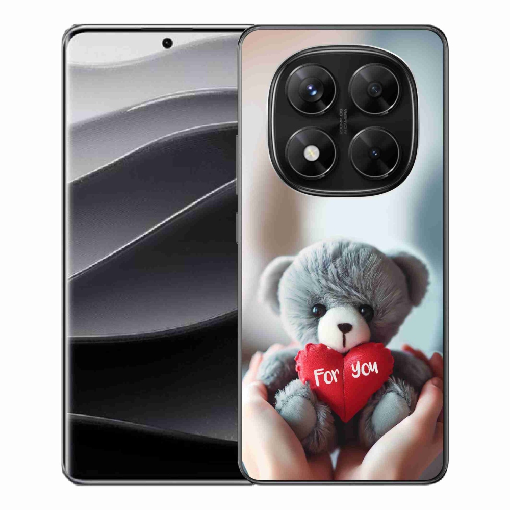 Gél borítás mmCase a Xiaomi Redmi Note 14 Pro 5G/Poco X7 5G számára - mackó a szerelmeseknek