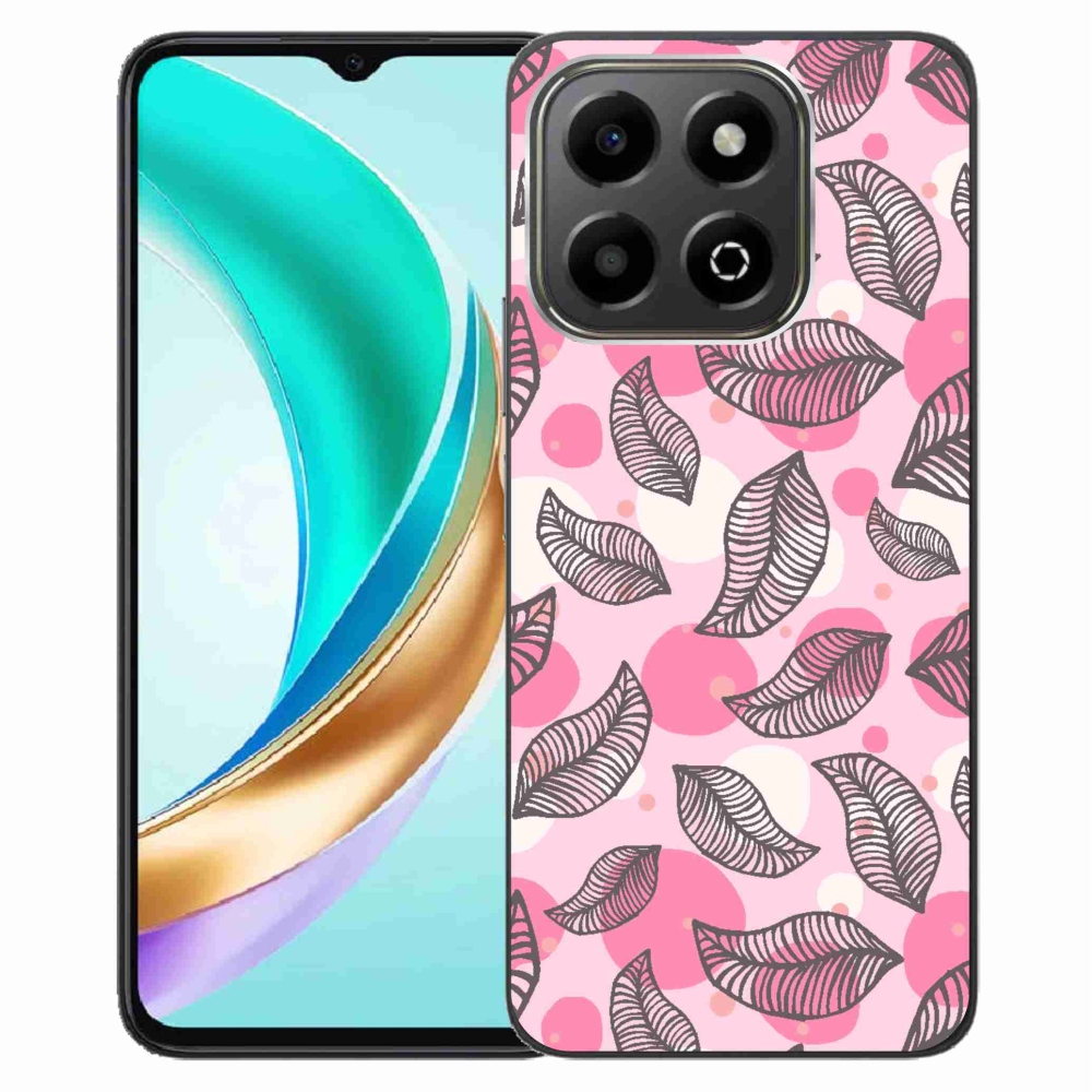 Zselés borító mmCase a Honor X6b készülékhez - rajzfilm hulló levelek