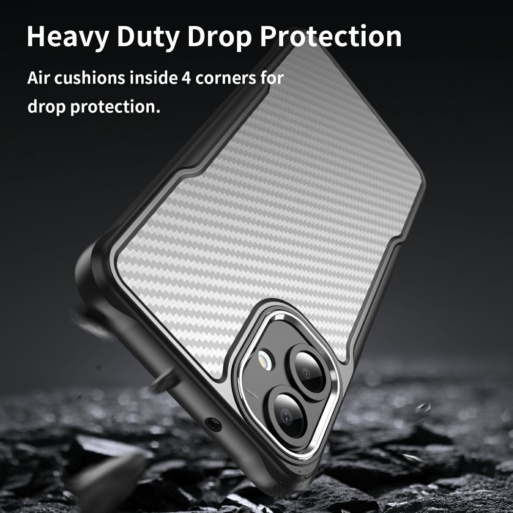 Tartós borítás Samsung Galaxy A06 4G készülékhez - fekete