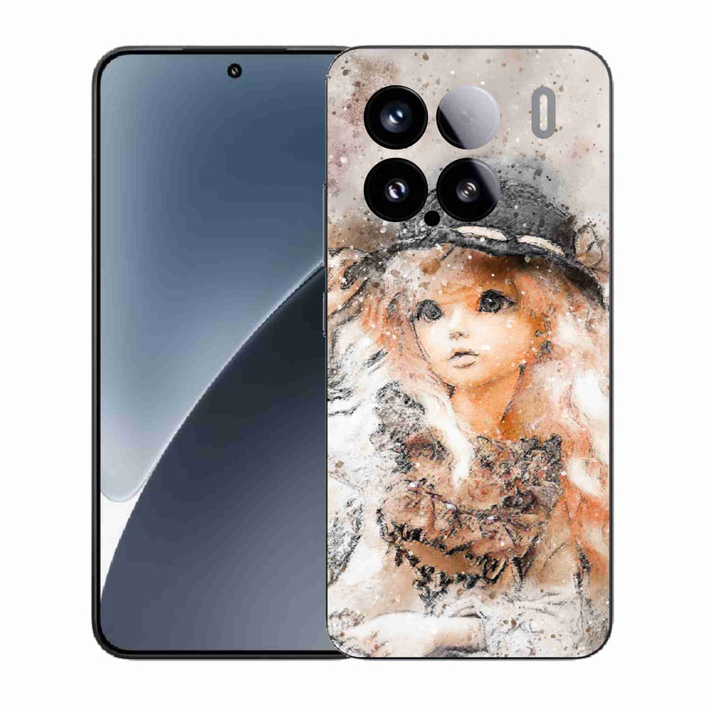 Gél borító mmCase a Xiaomi 15-öshöz - lány kalapban