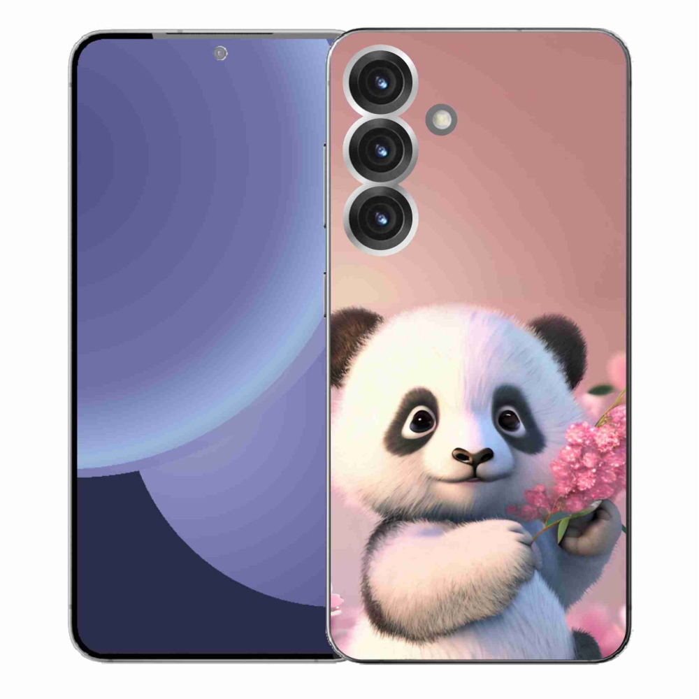 Gél borítás mmCase Samsung Galaxy S25+ - aranyos panda