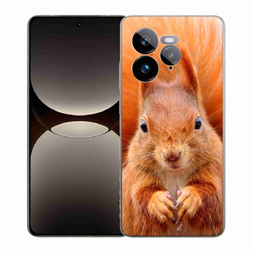 Zselés borítás mmCase a Realme GT 7 Pro 5G számára - mókus