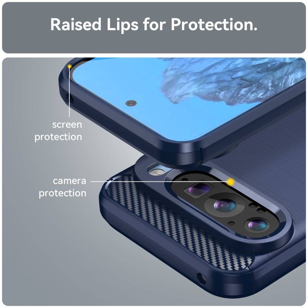 Szénálló zselés tok Google Pixel 9/9 Pro készülékhez - kék