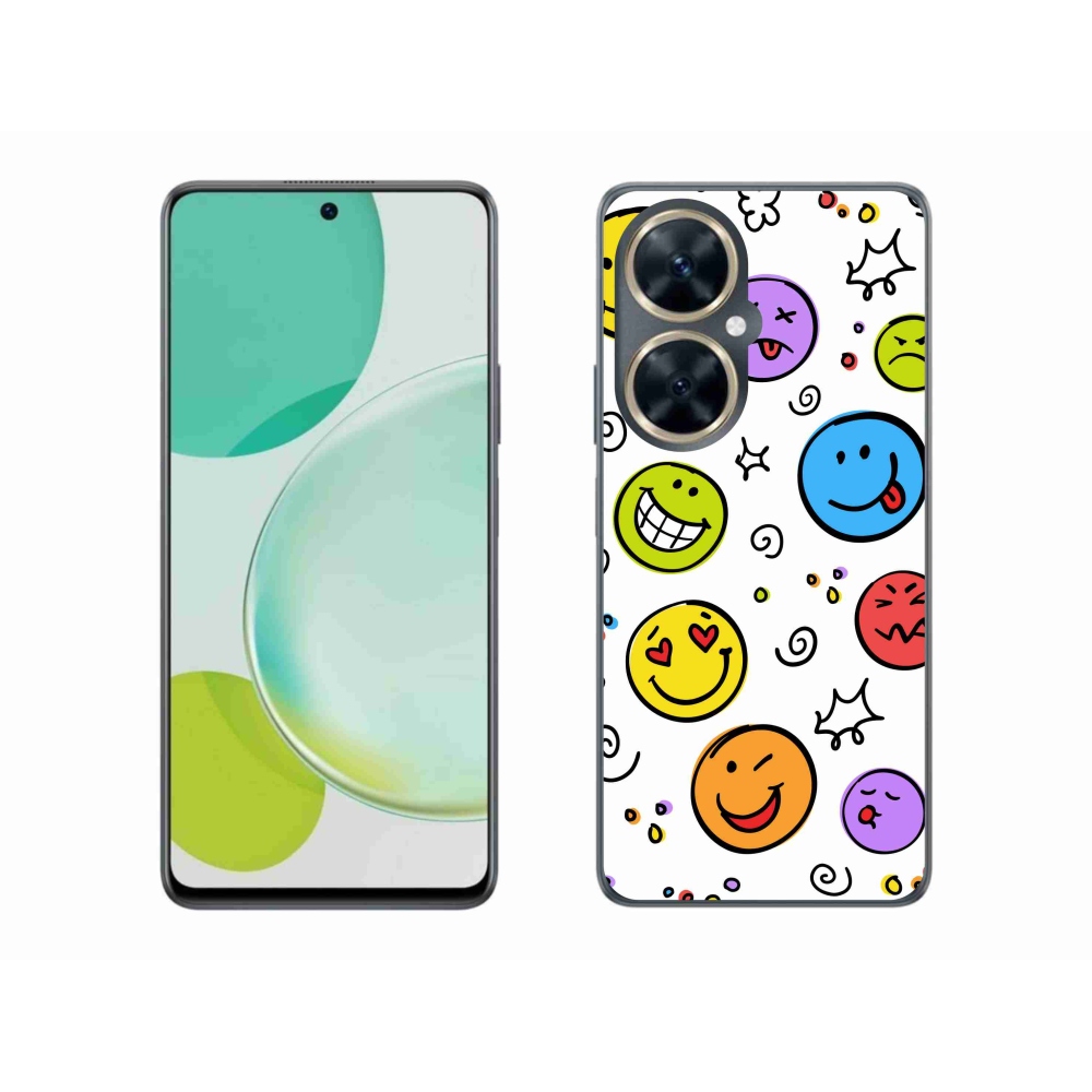 Gél borító mmCase a Huawei Nova 11i készülékhez - smiley-k