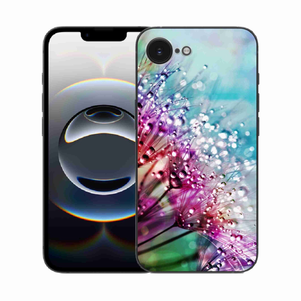 Gél borító mmCase iPhone 16e készülékhez - színes virágok