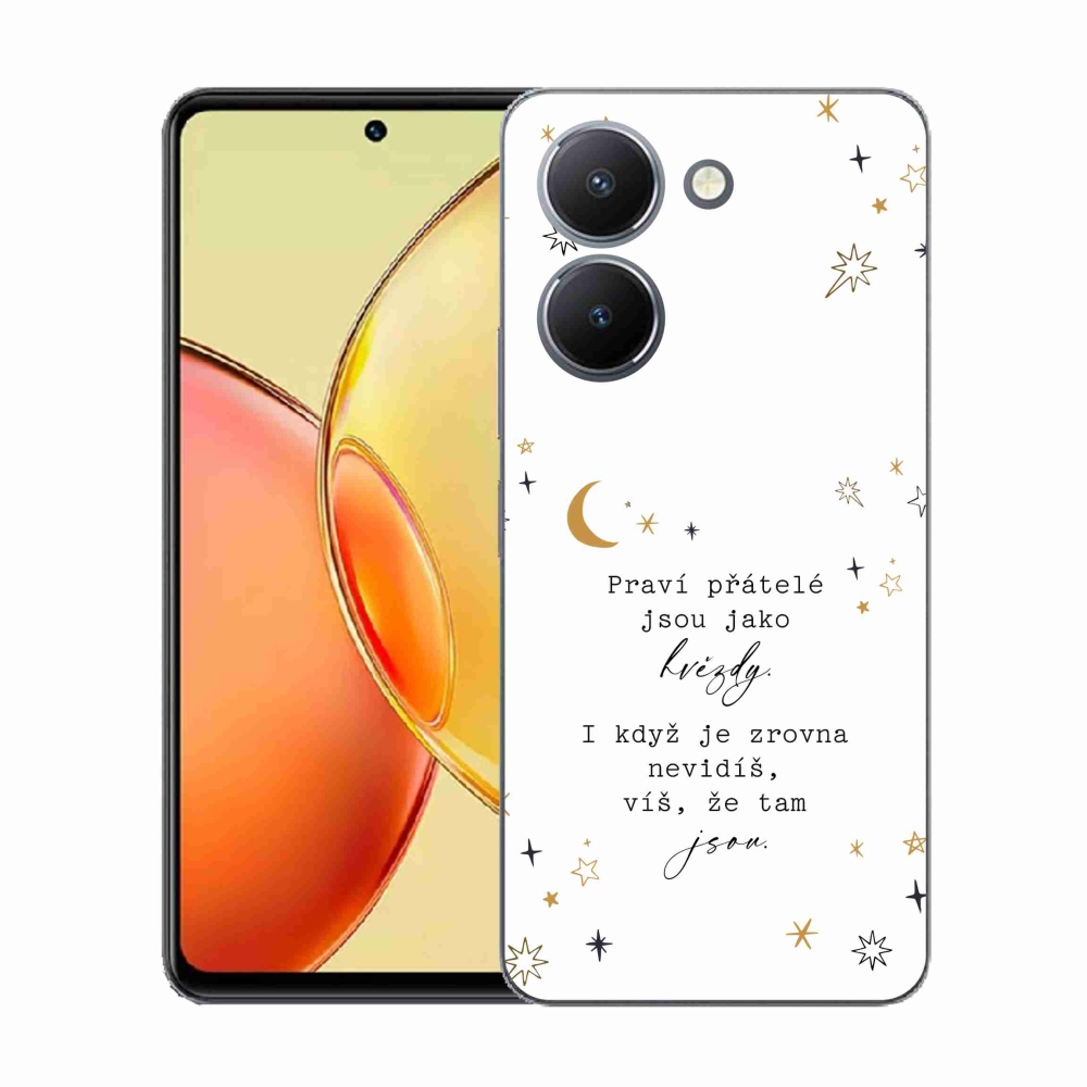 Gél borító mmCase a Vivo Y36-hoz - idézem 6 fehér háttér