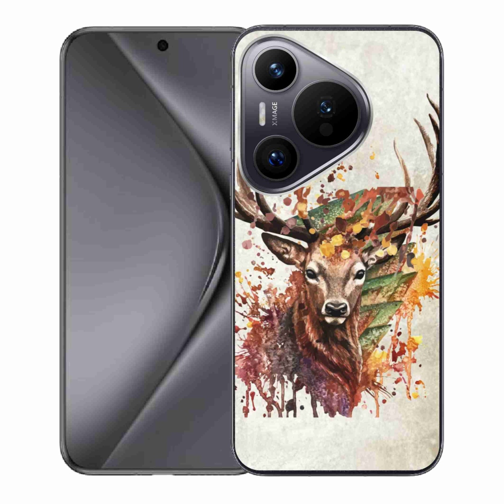 Gél tok mmCase a Huawei Pura 70 készülékhez - szarvas 1