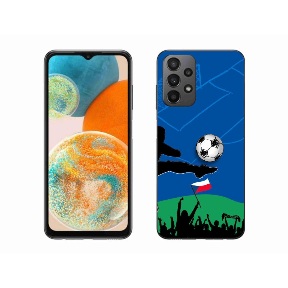 Gél borítás mmCase Samsung Galaxy A23 4G/5G - futballszurkolók számára
