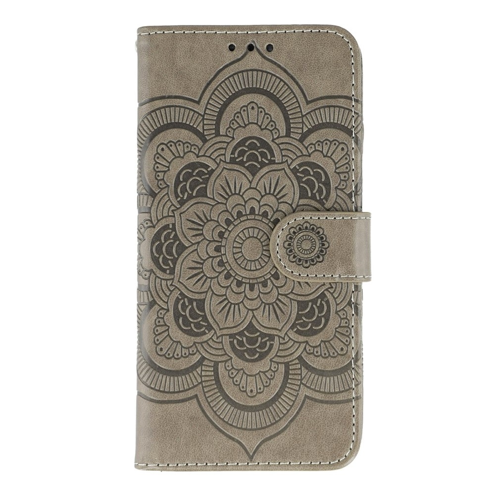Mandala könyv tok a Xiaomi Redmi 15 5G-hez - szürke