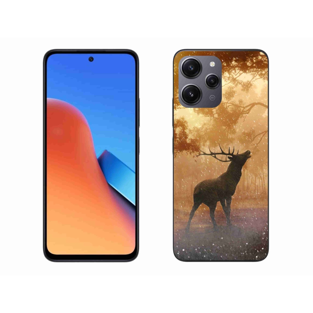 Gél borítás mmCase a Xiaomi Redmi 12-hez - szarvas a vadonban