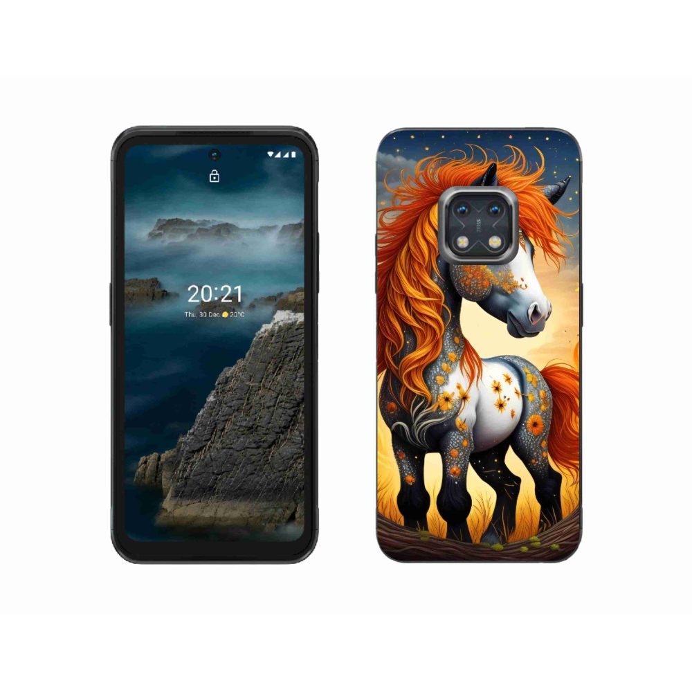 Zselés borítás mmCase a Nokia XR20 készülékhez - színes póni