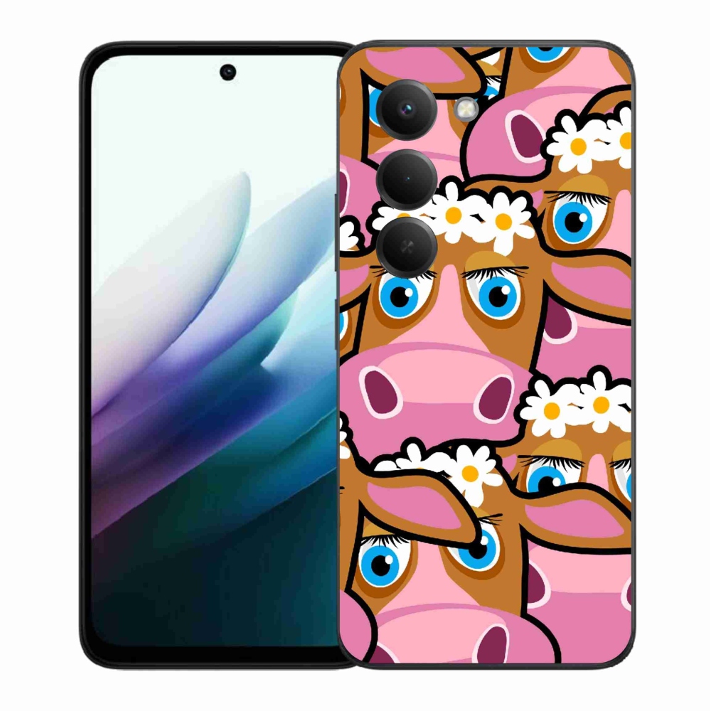 Gél borítás mmCase a Xiaomi Redmi 15 4G/5G (171mm) - karikatúra tehenekhez