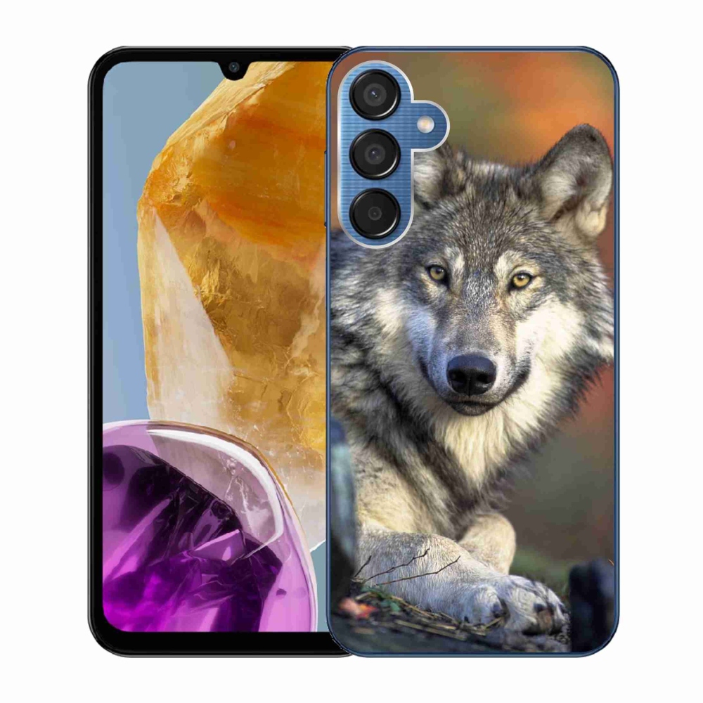 Gél tok mmCase a Samsung Galaxy M15 5G készülékhez - farkas