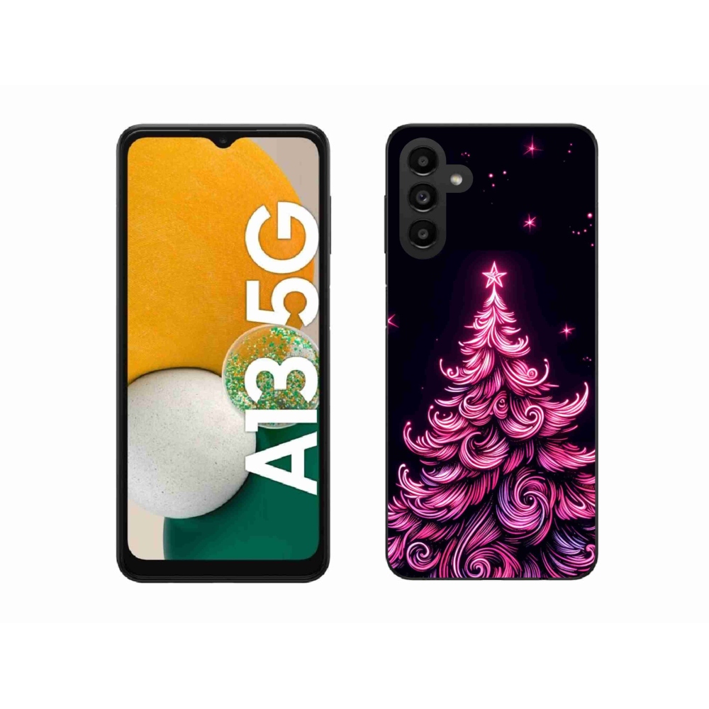 Gél borítás mmCase Samsung Galaxy A13 5G - neon karácsonyfa 2