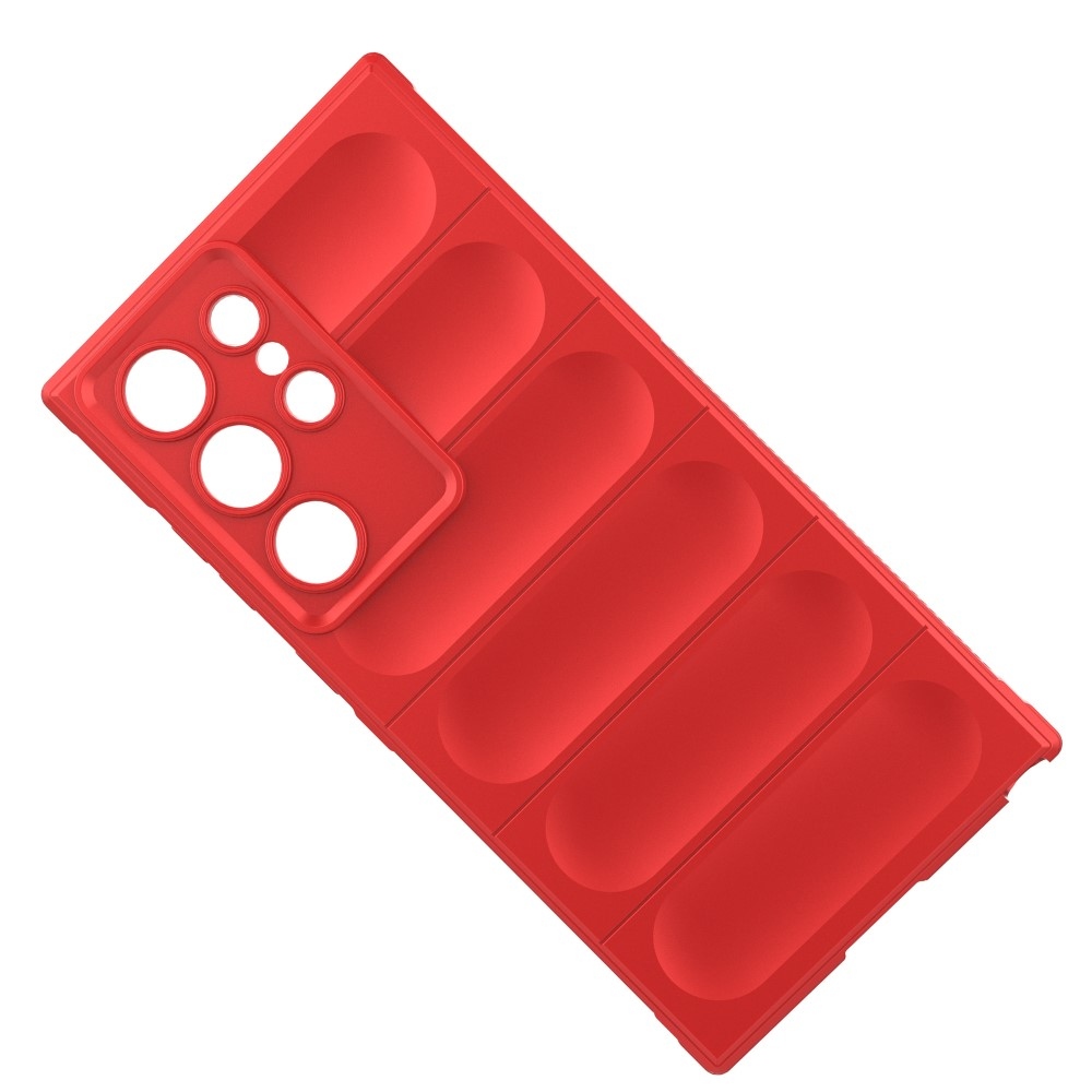 Rugg tartós zselés tok Samsung Galaxy S24 Ultra készülékhez - piros