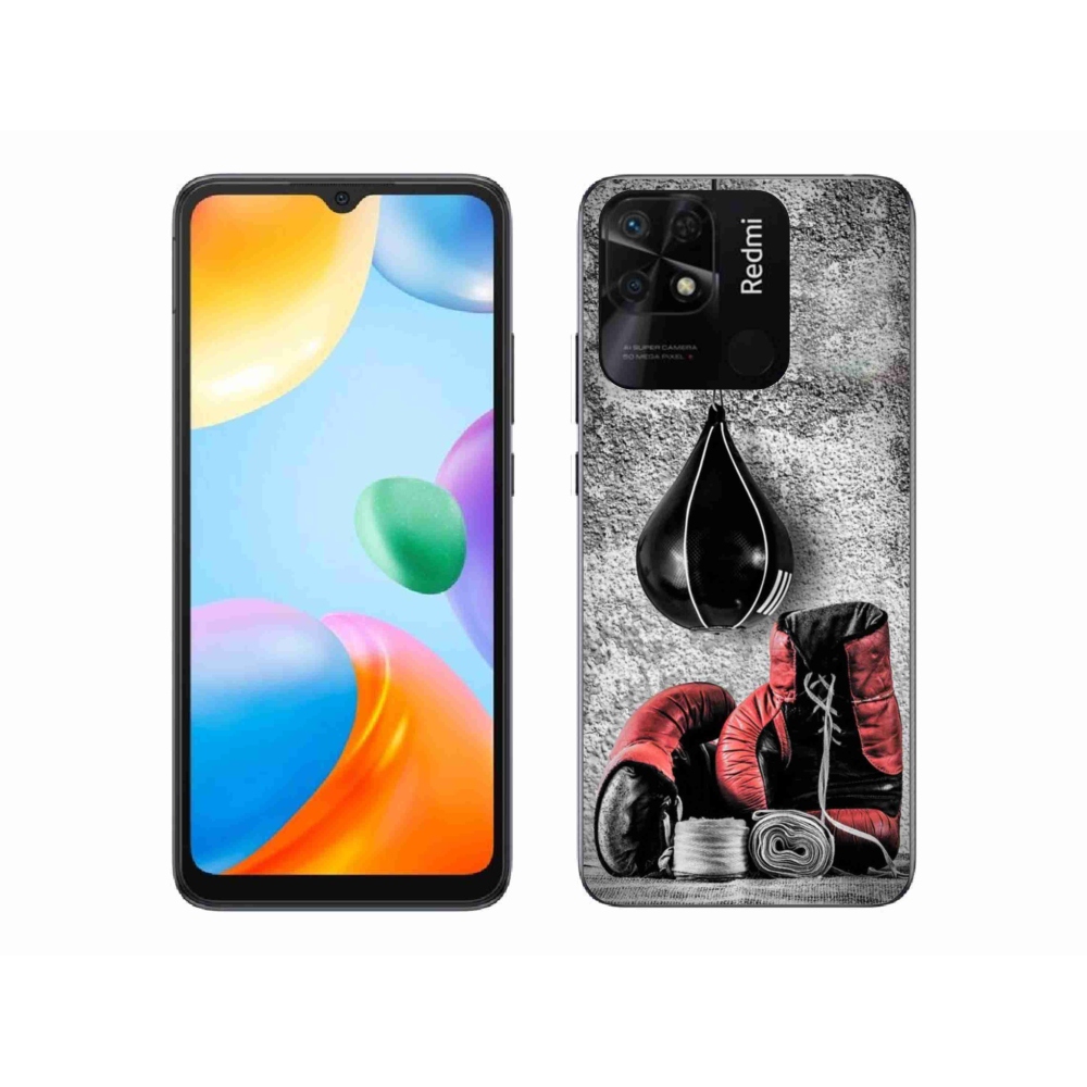 Gél borítás mmCase a Xiaomi Redmi 10C-hez - bokszzsák és kesztyűk