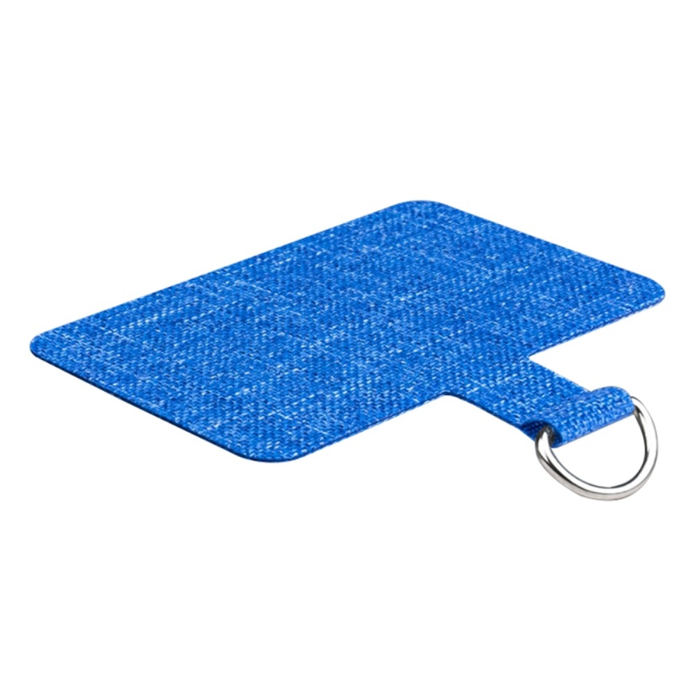 Nylon tok kártya a nyaklánchoz - kék