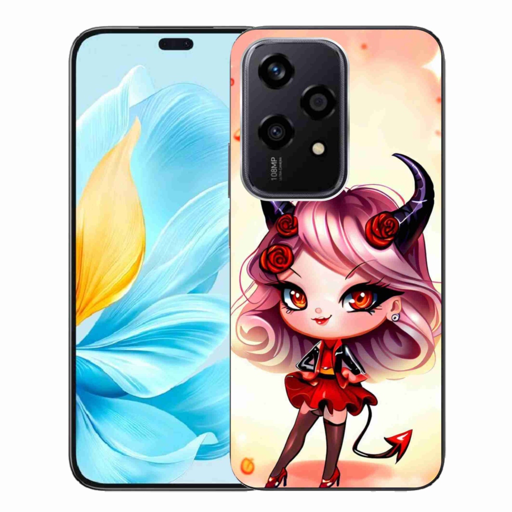 Zselés borítás mmCase a Honor 200 Lite 5G számára - rajzfilm ördög