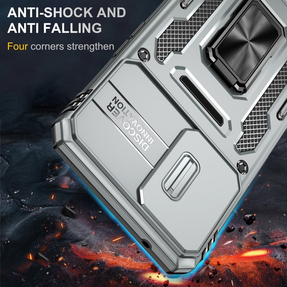 Lencseálló hibrid borítás az Oppo Reno 7 Lite 5G-n - szürke