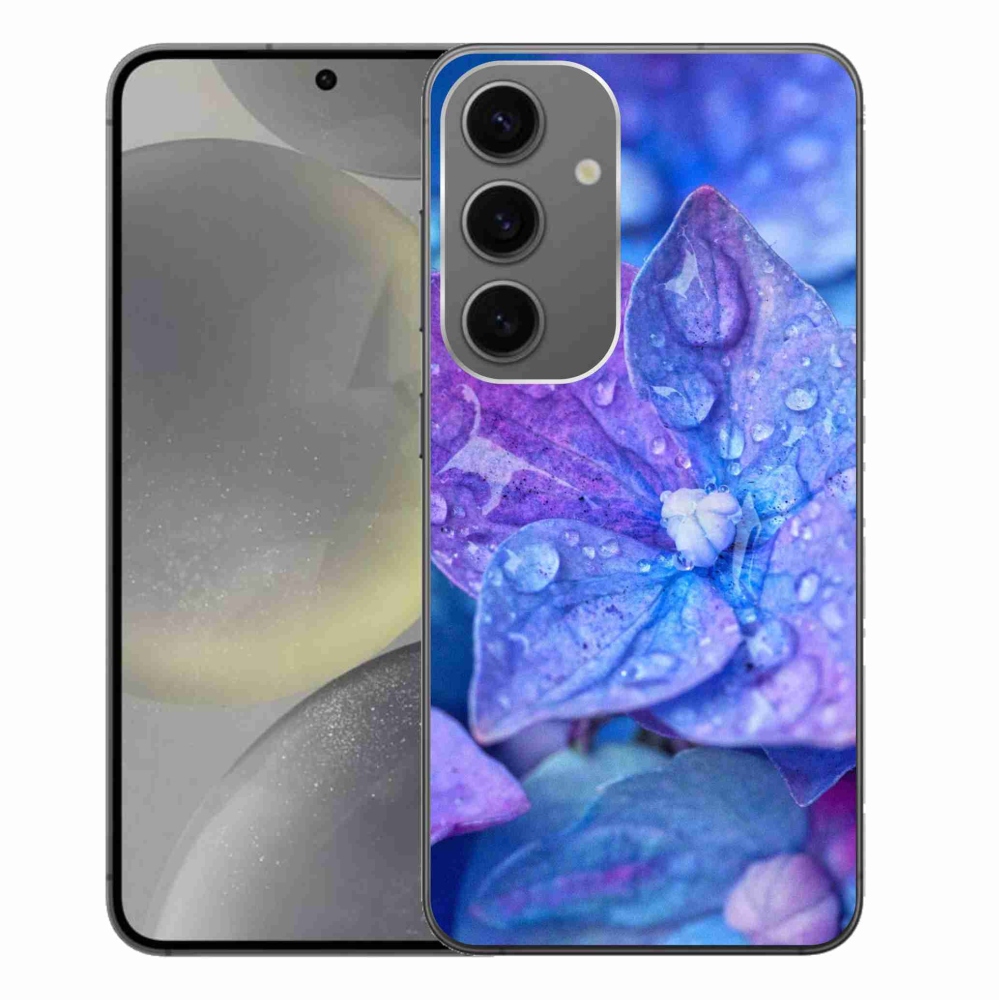 Gél védőhuzat mmCase Samsung Galaxy S24+ készülékhez - lila virág