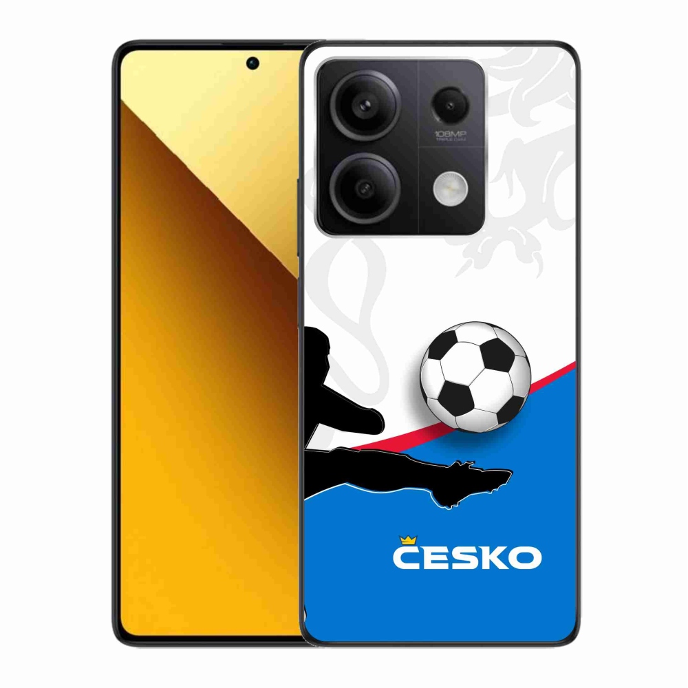 Gél borítás mmCase a Xiaomi Redmi Note 13 5G - futball Csehország 3