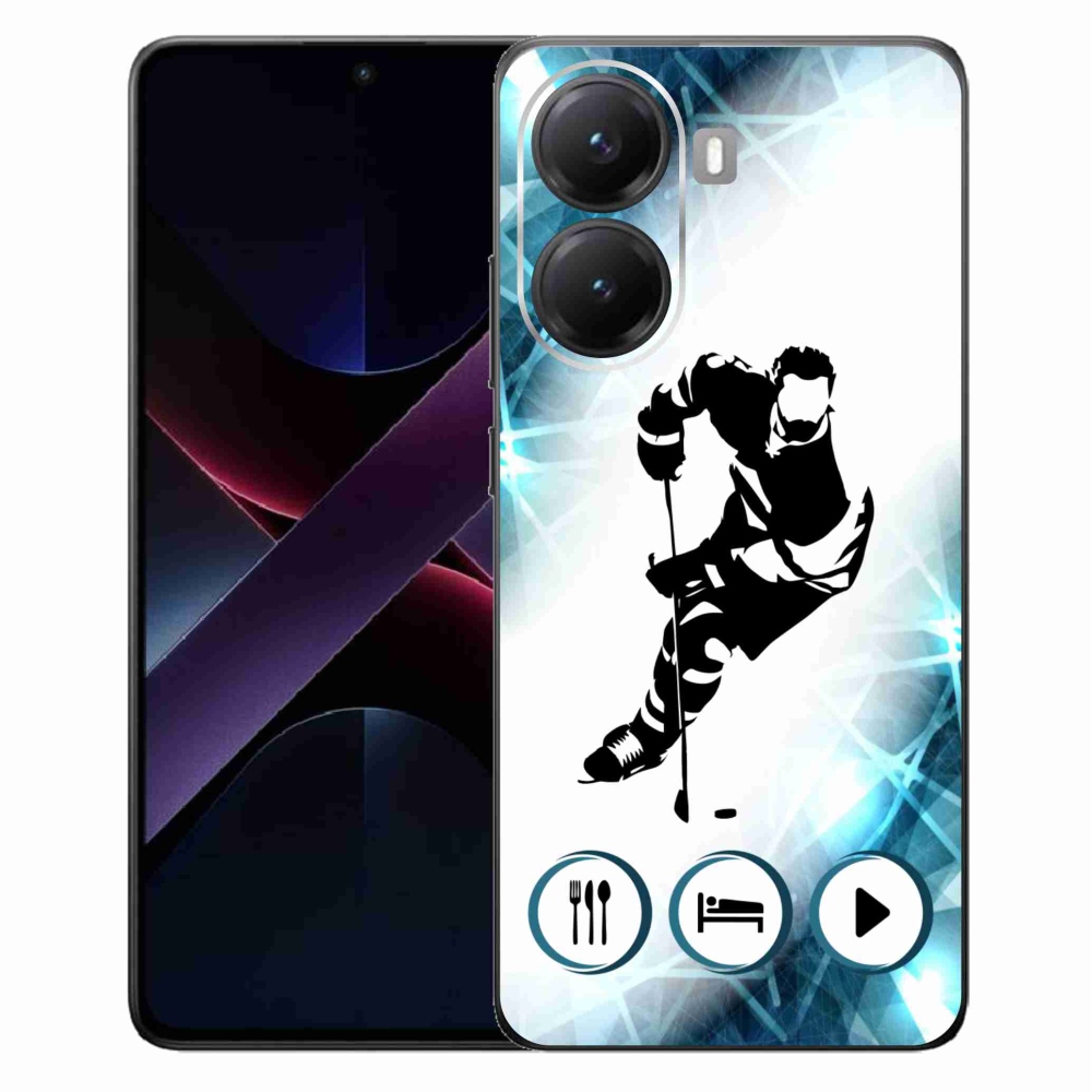 Gél borítás mmCase a Xiaomi Poco X7 Pro 5G számára - hoki 1