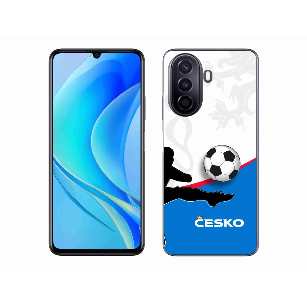 Gél borítás mmCase a Huawei Nova Y70-hez - futball Csehország 3